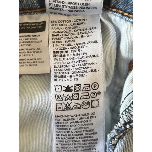 Levi’s 512 Slim Taper Jeans Men’s W33 L30 Light Wash Premium Denim - Picture 8 of 9